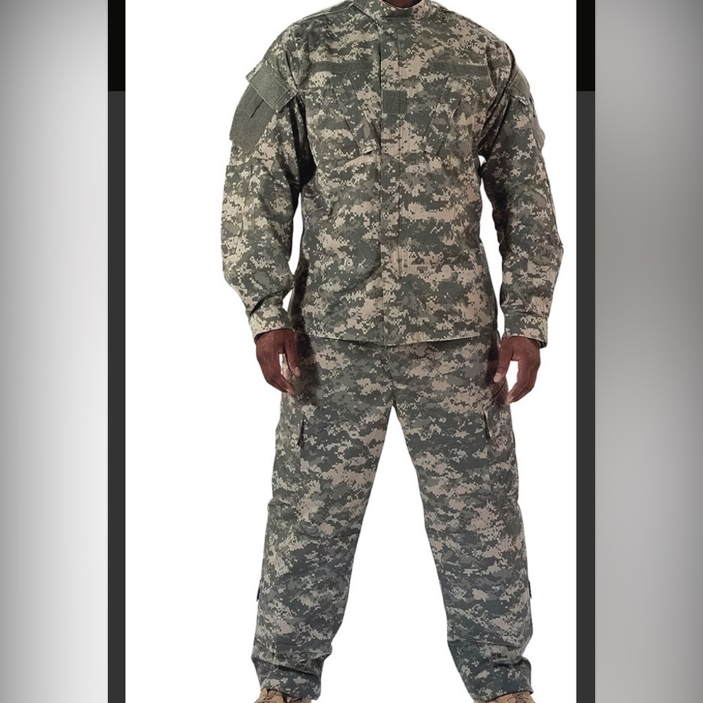 US Army ACU Field uniform UCP Digital Camo Uniform Foliage Green jacket M pant L